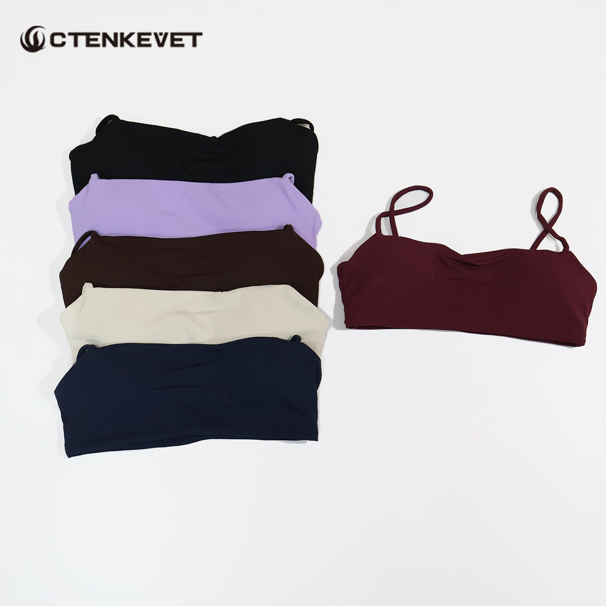 Push Up Bra Padded - Ctenkevet Nuovo Reggiseno Yoga Estivo ad